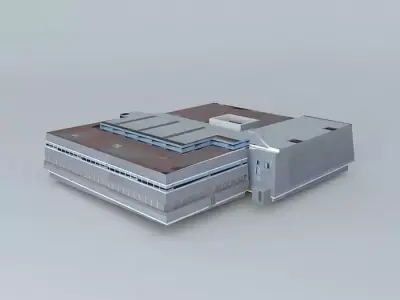 Cucei building Free 3D model