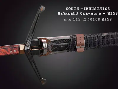 Highland Claymore 3D model