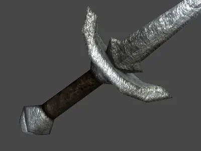 Short Sword2 Low-poly 3D model