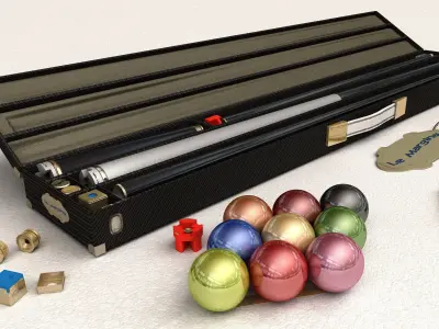 Le Marginal Pool - Snooker assets Free 3D model