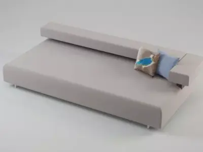 Sofa With Pillows Free 3D model purchase