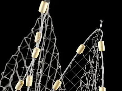 Fishnet fish net 3D model