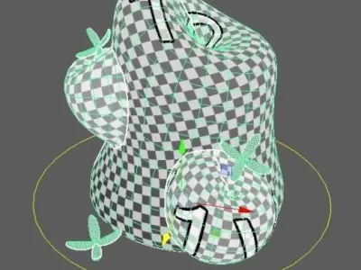 Anthill fruit 3D model