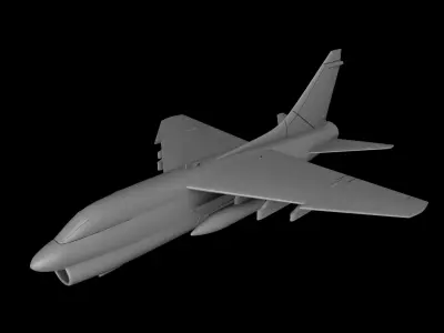 A-7 CORSAIR II SCALE 1-72 PRINTABLE STL FILES 3D print model