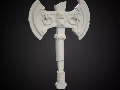 Stylized Axe 22 3D model