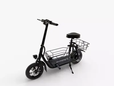Powered Motor Scooters 3D model