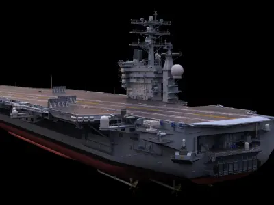 USS Nimitz Bundle 3D model