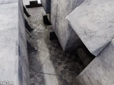 Medieval wall and ground Package - PBR Texture