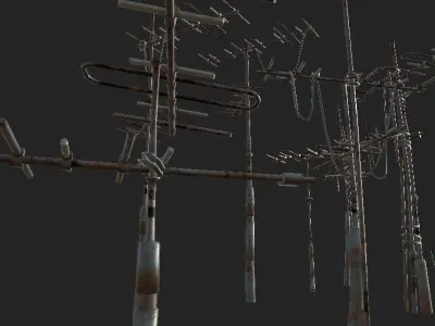 Antenna Pack PBR  Low-poly 3D model
