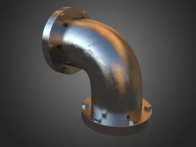 Steel Pipe Collection 3D model