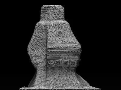 Relics of a Ruined Temple 3D model