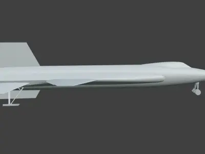 North American X-15 3D print model