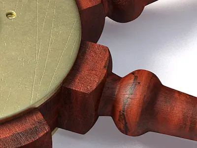 Steering wheel 3D model