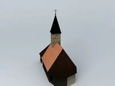 St Fabian and Sebastian Chapel in Letovanic Free 3D model