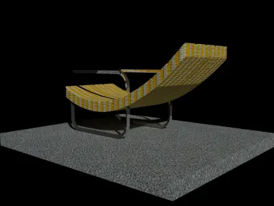 Beach chair  3D model