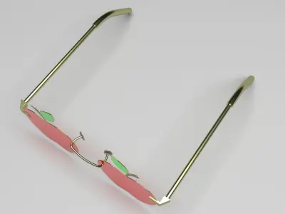 Apple Sunglasses 3D model