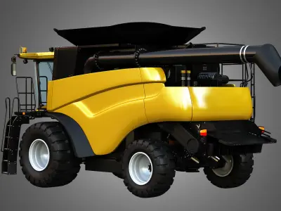 NH - CR 9070 Combine Harvester 3D model