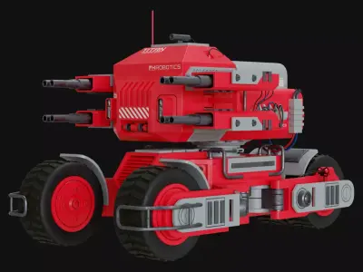 UGV Concept-2-Red 3D model