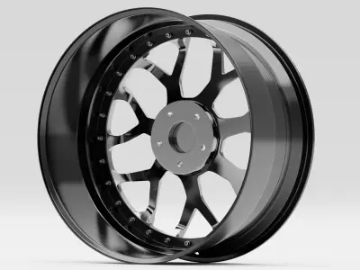 Brixton Forged CM8 Targa Rim 3D model