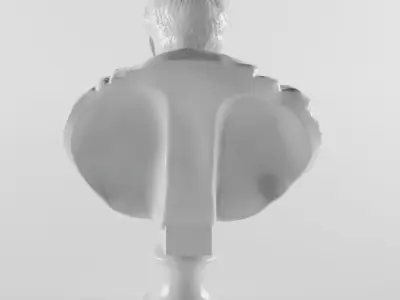 Aristotle bust of antoninus 3D print model