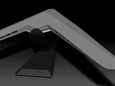 V Shape UFO 3D print model