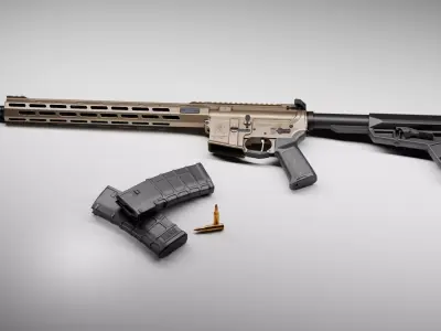 Springfield Armory Saint AR-15 Low-poly 3D model