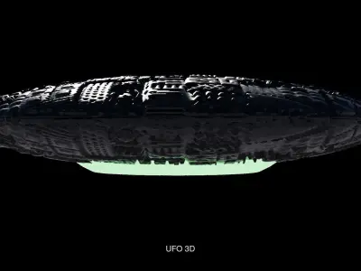 Alien vehicles 3D Model Collection