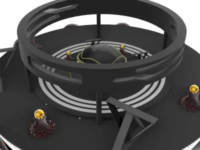 mysterious ship model ornamental  3D print model