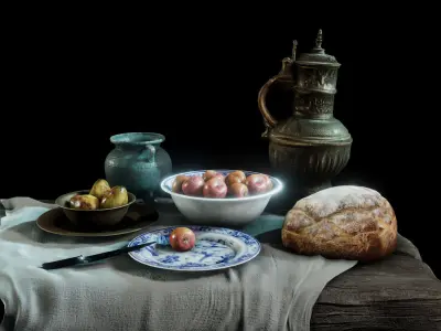 Daily Lives - Medieval Household 3D model