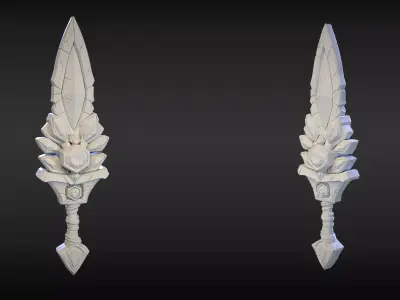 Stylized Sword 04 3D model