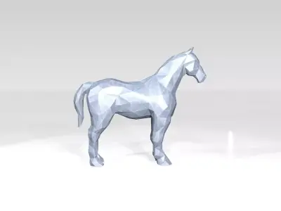 Horse Low Poligonal 3D model