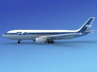 Airbus A-300 TEA 3D model