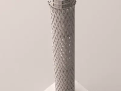 cairo tower 3D model