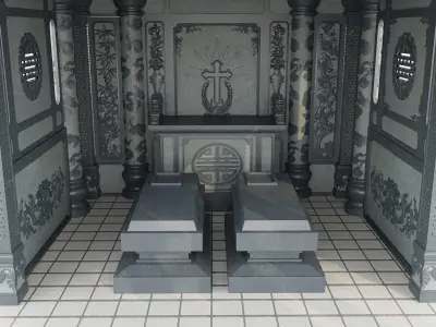 pagoda chinese temple 3D model