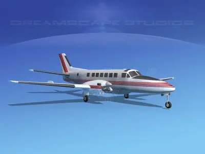 Beechcraft B99 Corporate 1 3D model