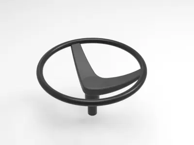 Steering wheel 3 3D model