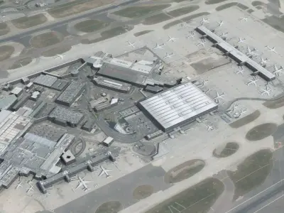 Heathrow Airport Low-poly 3D model