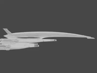 Alliance Normandy SR2 Low-poly 3D model