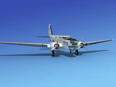 Douglas B-18A Bolo V11 3D model
