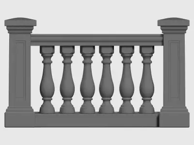 Balustrade 3D print model purchase