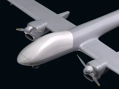 Sirius UCAV 3D model