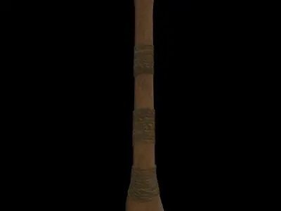 3D Game axe model 3D model
