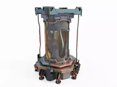 Future Sci Fi Medical Cans 3D model