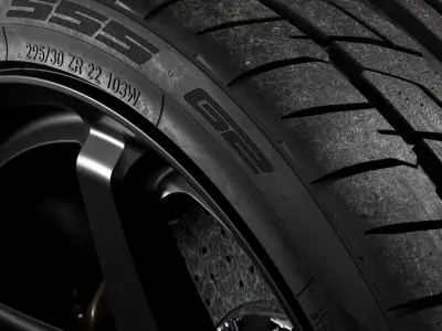 Nitto NT555 G2 295 30 ZR22 103W XL 3D model