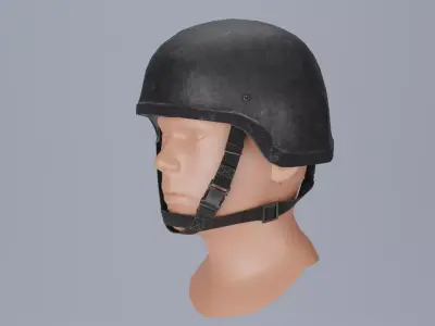 Kevlar helmet M1 Temp 3000 Low-poly 3D model