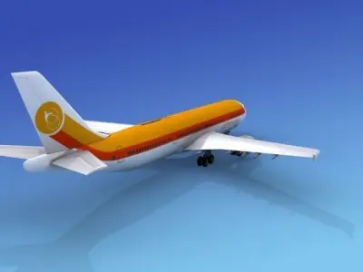 Airbus A300 Air Jamaica 3D model