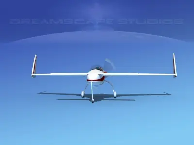 Rutan VariEze V12 3D model