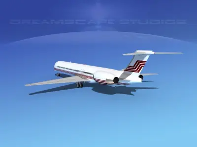 McDonnell Douglas MD83 Corporate 4 3D model