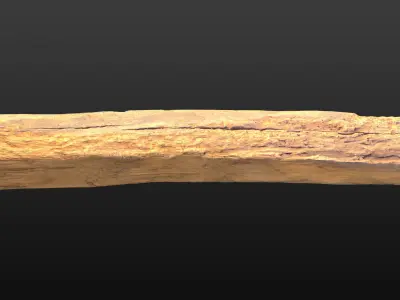 Wood Beam 05 3D model