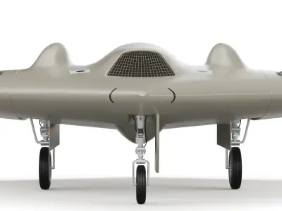 Lockheed Martin RQ-170 Sentinel UAV Drone Iran Version 3D model